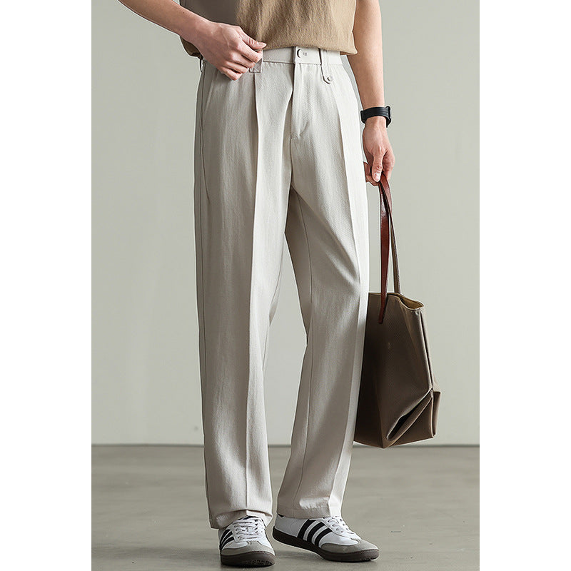 Men's Loose-Fitting Wide-Leg Pants