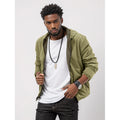 Men's Reversible Zip Jacket – Two-Tone Loose Fit