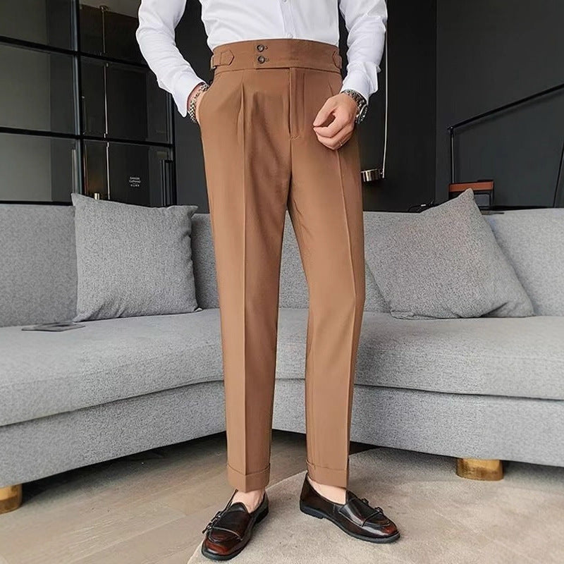 Naples Trousers Korean-style Slim Fit