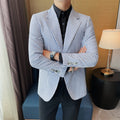 Fashionable Casual Striped Suit Jacket