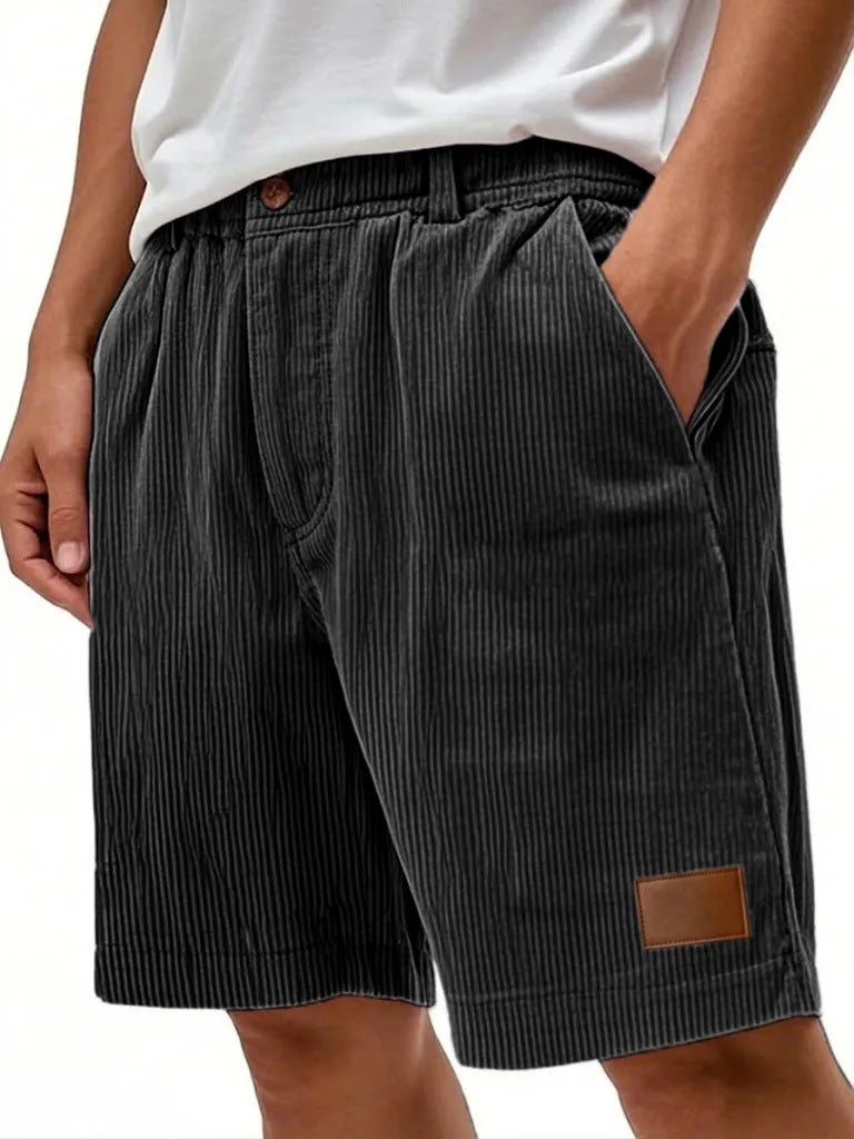 Men's Corduroy Relaxed-Fit Shorts – 10 Colors