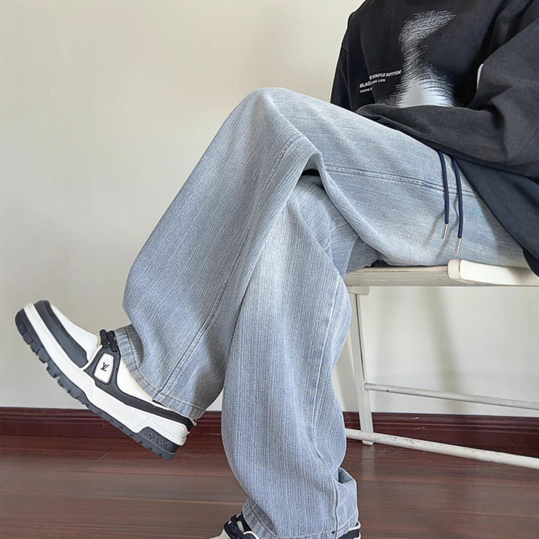 Fashionable Plus-Size Loose Casual Trousers