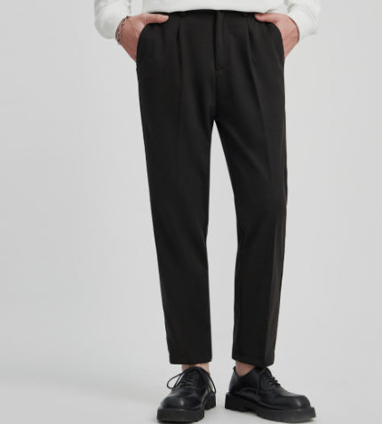 Straight-Leg High-End Trendy Business-Casual Suit Pants