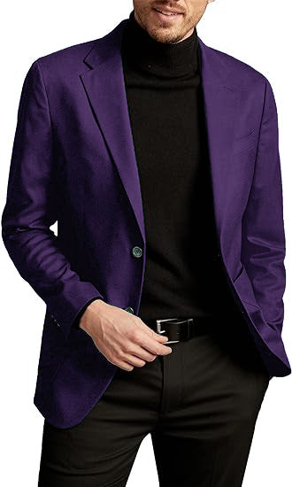 Men's Slim Fit Casual Jacket – Long Sleeve Commuter Style