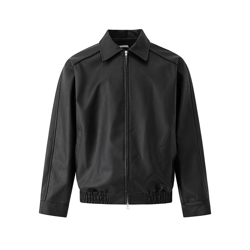 Loose Casual Lapel-collar Commuter-style Jacket
