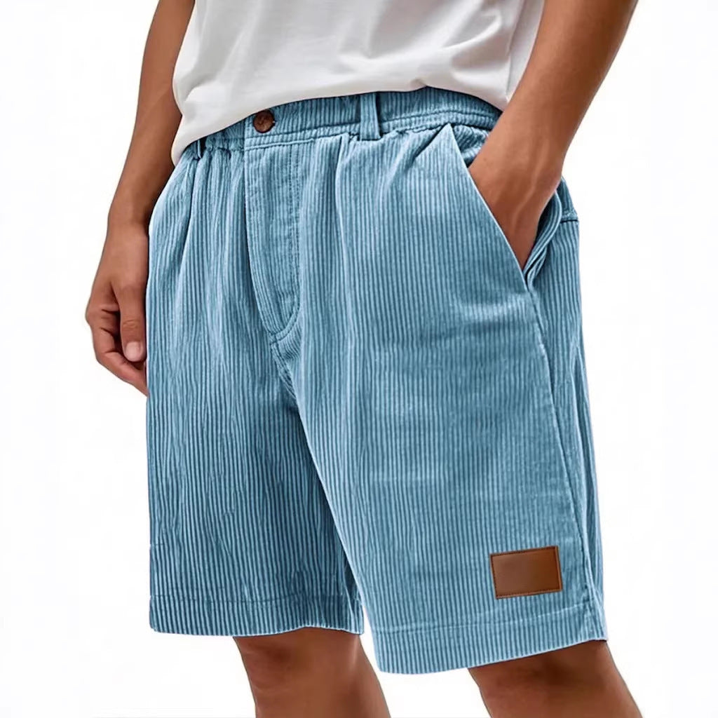 Men's Corduroy Relaxed-Fit Shorts – 10 Colors