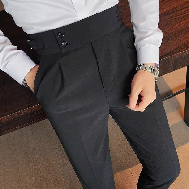 Naples Trousers Korean-style Slim Fit