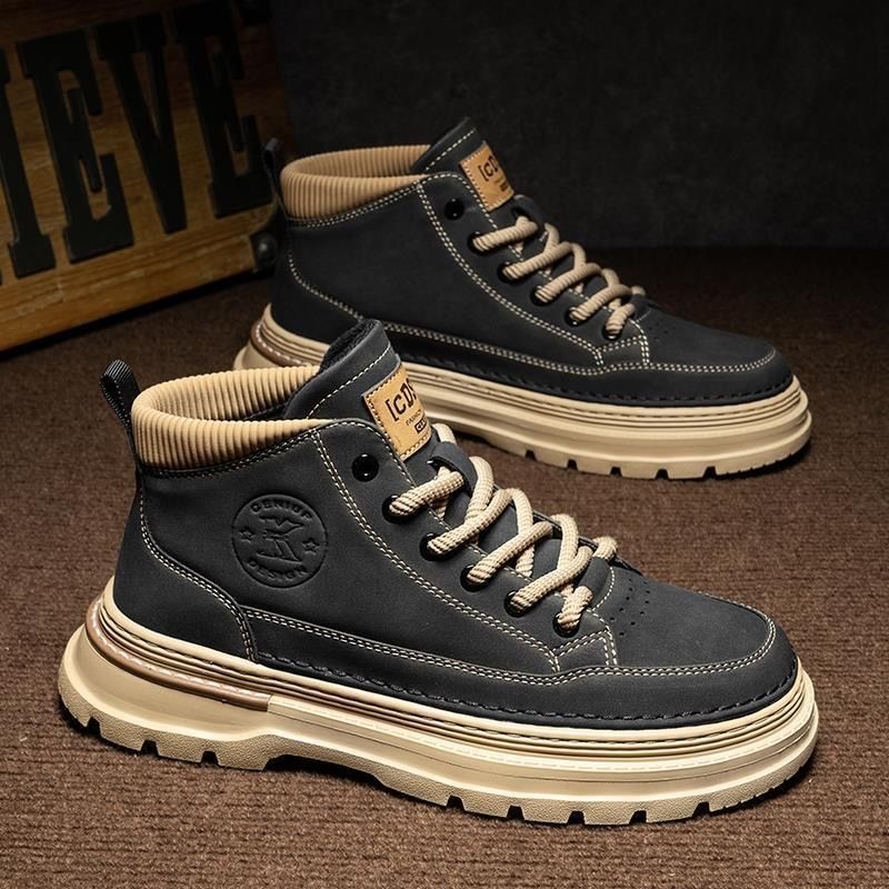 British-style Retro Mid-height Boots