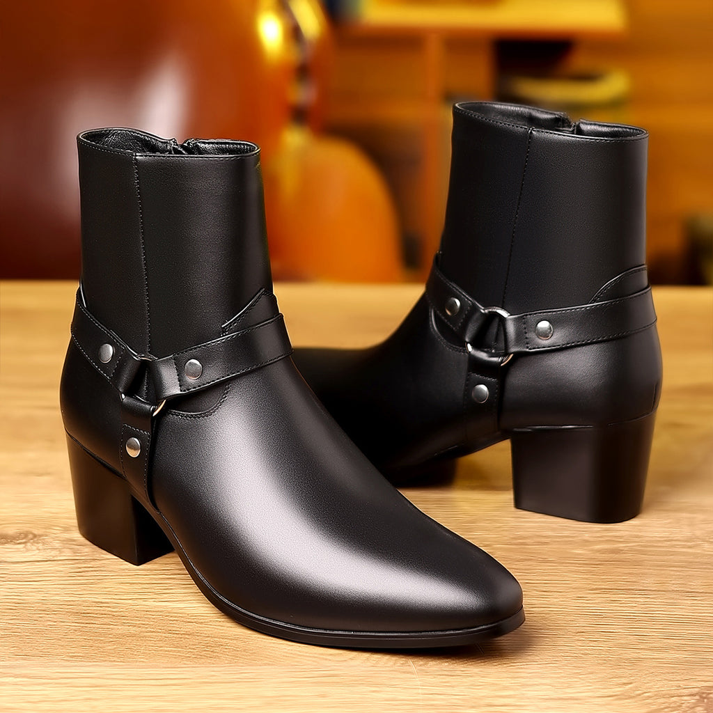 Fashionable British-style Pointed-toe Casual Boots