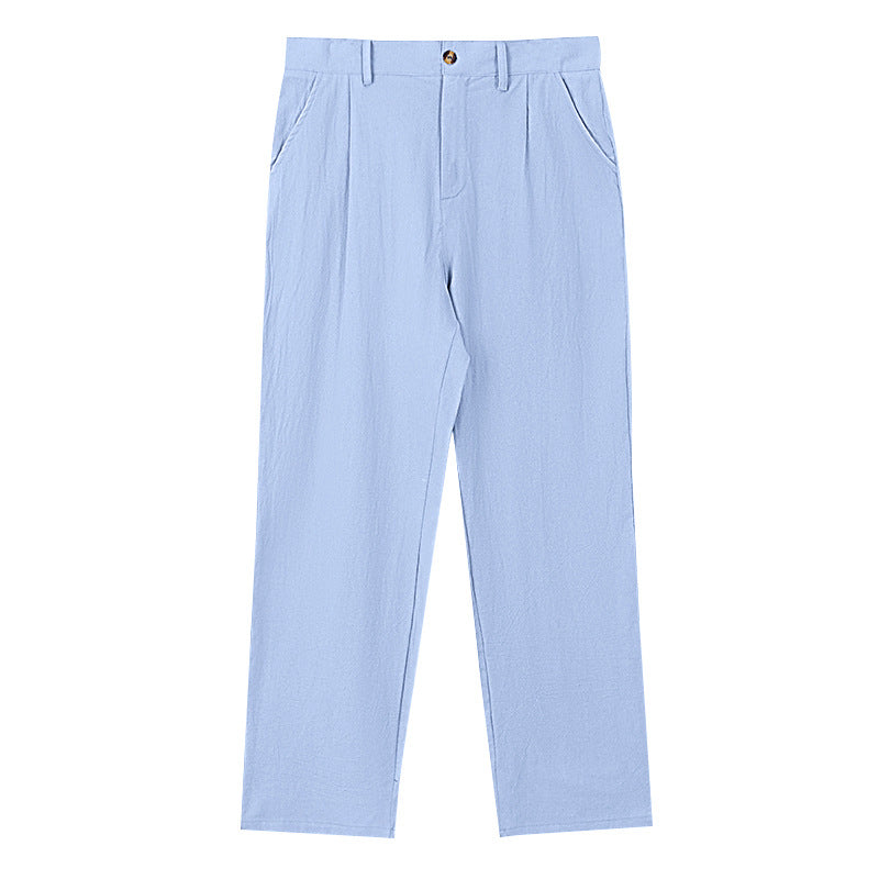 Casual Loose-Fit Business Straight-Leg Suit Trousers