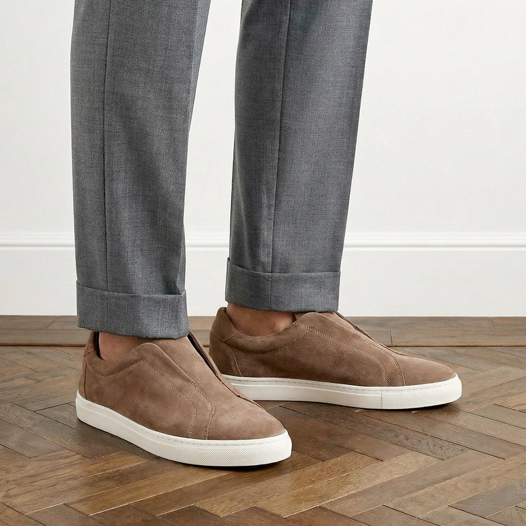 Round-toe Retro Breathable Casual Shoes