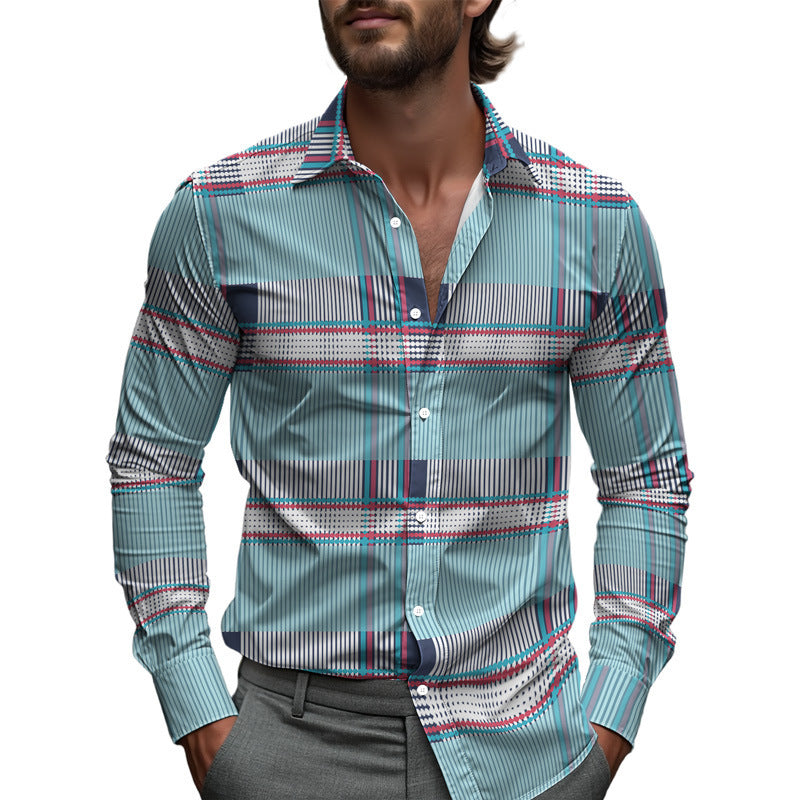 Printed Long-Sleeve Shirt