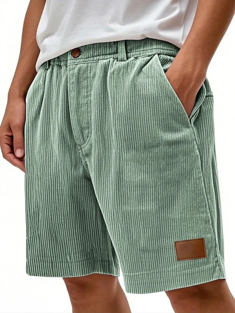 Men's Corduroy Relaxed-Fit Shorts – 10 Colors