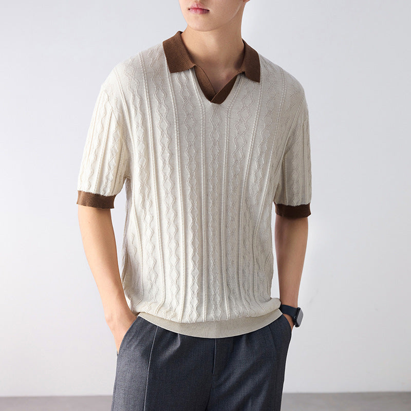 High-End Short-Sleeve Casual Trendy T-Shirt