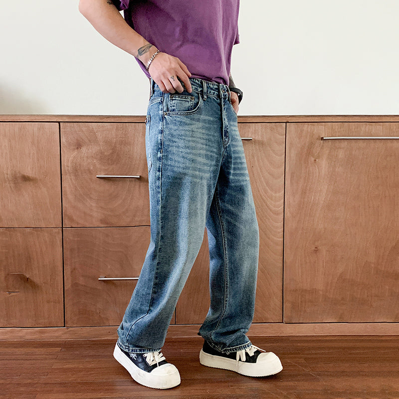 High-quality New Washed Blue Jeans