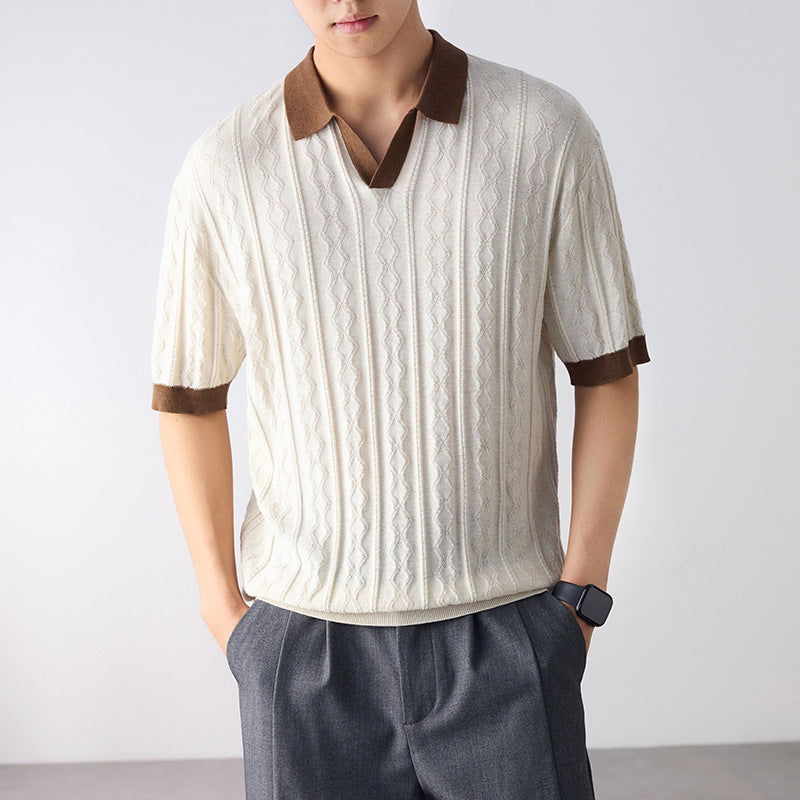 High-End Short-Sleeve Casual Trendy T-Shirt