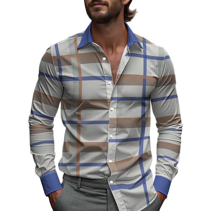 Printed Long-Sleeve Shirt