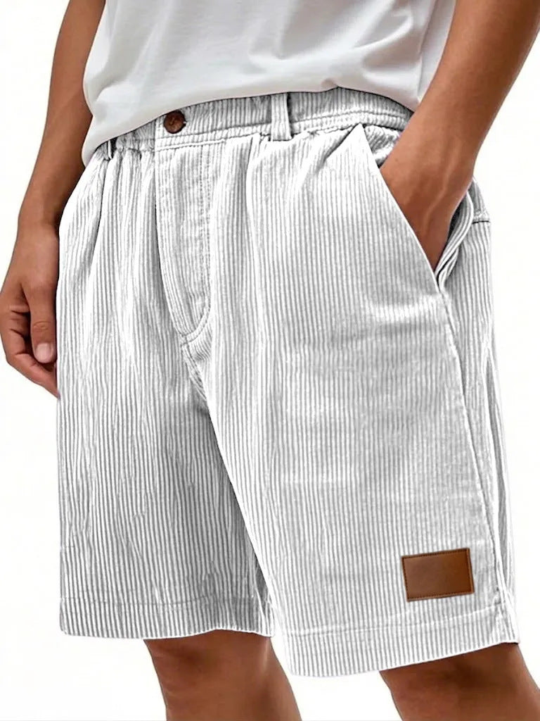 Men's Corduroy Relaxed-Fit Shorts – 10 Colors