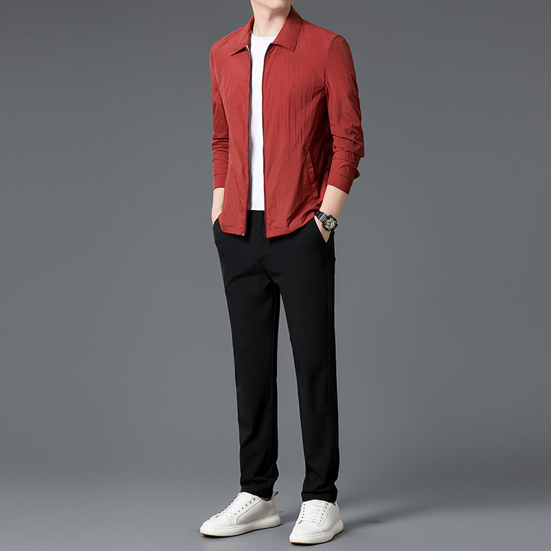 Mens New Stylish And Minimalist Two-piece Set